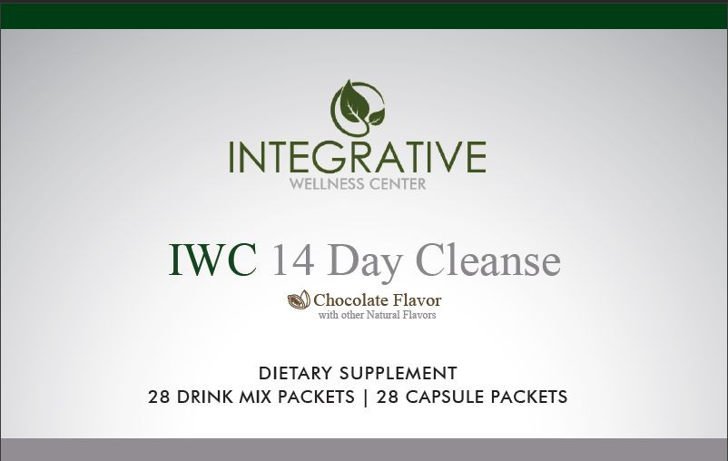 IWC 14 Day cleanse chocolate label
