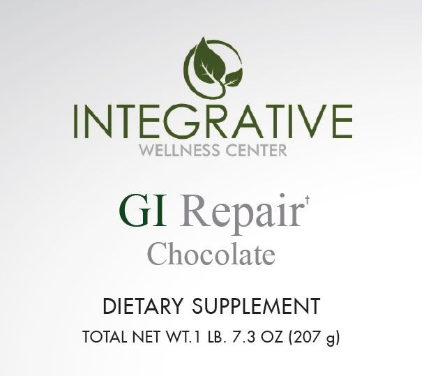 GI repair chocolate label
