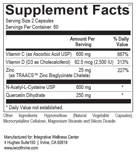 ImmuneBoost nutrition facts