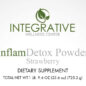 InflamDetox Powder Strawberry label