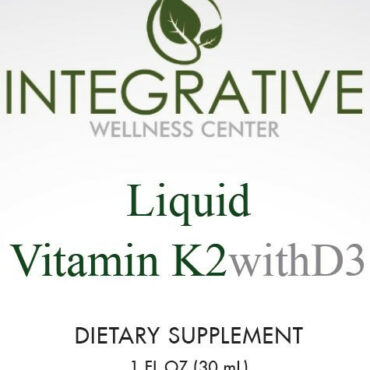 Liquid Vitamin K2 w/D3 label