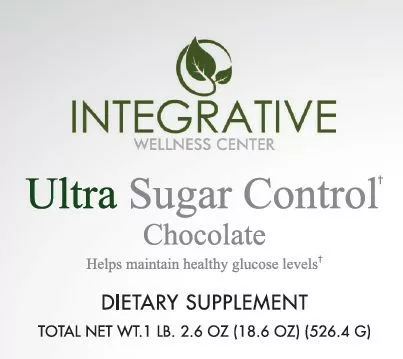 UltraSugar Control chocolate label